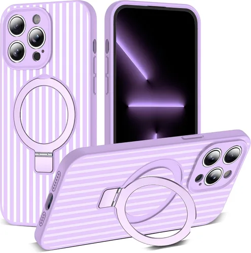 Vista 86 de SKYLMW Funda diseñada para iPhone 11 con soporte magnético invisible Compatible con Mag-Safe, a prueba de caídas de grado militar, a prueba