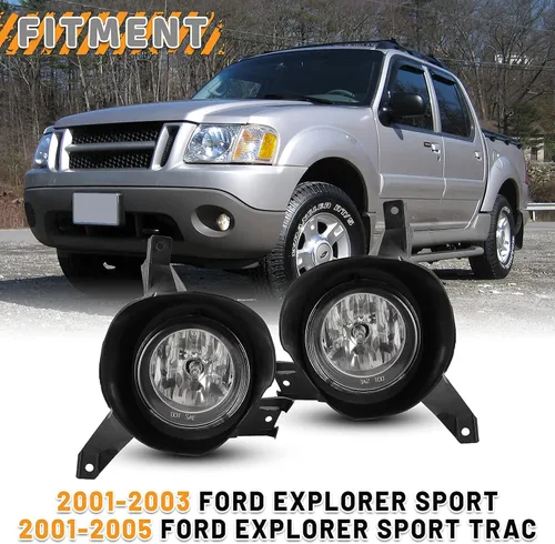 Vista 8 de Para Ford Explorer Sport 2001 2002 2003, Ford Explorer Sport 2001-2005, luces antiniebla montaje de 42 W