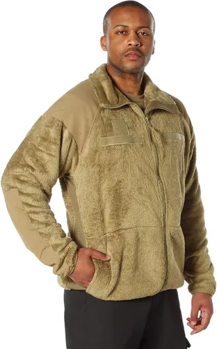 Vista 2 de Rothco Gen III Level 3 ECWCS Chaqueta de forro polar - Abrigo cálido y cómodo para clima frío Ar Tan