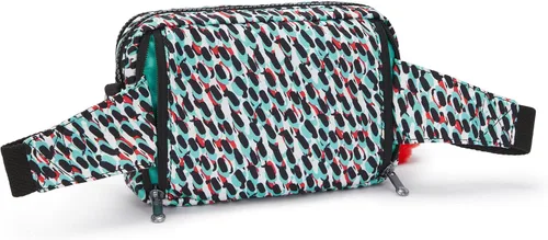 Vista 6 de Kipling Abanu - Bolso cruzado para mujer, ligero, ajustable, cintura de nailon con bolsillos con cremallera multicompartimento