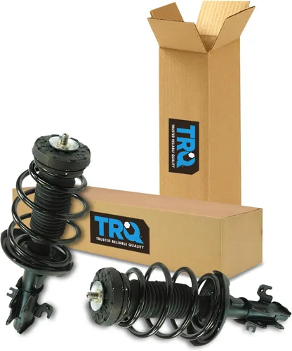 Vista 65 de TRQ - Conjunto de puntal delantero y resorte helicoidal (lados del conductor y del pasajero), para auto