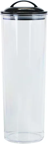 Vista 17 de Calypso Basics de Reston Lloyd - Recipientes de acrílico para almacenamiento, juego de 3, color negro