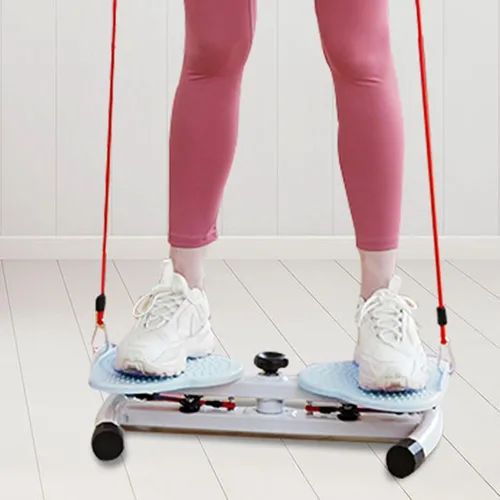 Vista 3 de Disco giratorio de cintura, tocadiscos, tabla para entrenamiento de abdominales, piernas, glúteos, ejercicio de cadera, asas, entrenador