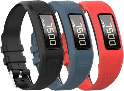 Vista 8 de QGHXO Correa para Garmin Vivofit 1 / Vivofit2, correa de repuesto de silicona suave para Garmin Vivofit 1 / Vivofit 2 Activity Tracker, pequeña 10