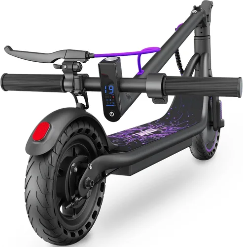 Vista 13 de Joyhis Electric Scooter for Adults with Seat, 15-21 Miles Range Scooters, 19Mph Escooter, 8.5"/10" Folding Scooters with APP Control, 350W/500W
