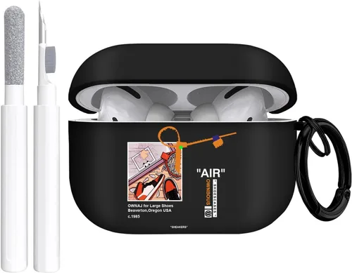 Vista 12 de Gedicht Funda para Airpods Pro, lindo diseño de fútbol de TPU suave fundas para Airpods Pro 1ª generación, a prueba de golpes para Airpods Pro 2019
