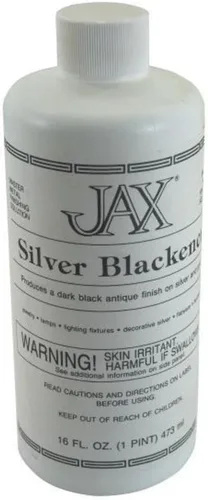 Vista 5 de JAX Silver Blackener - Solución de acabado de metal - Acabado antiguo sin calor ni electricidad - 2 onzas