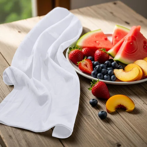Vista 7 de Utopia Kitchen Paquete de 6 toallas blancas de 28 x 28 pulgadas, 100% algodón para limpiar y secar, paños de cocina altamente absorbentes Blanco