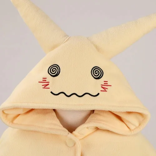 Vista 2 de Eysetiacos Disfraz de cosplay de Halloween con capa amarilla de anime para mujer