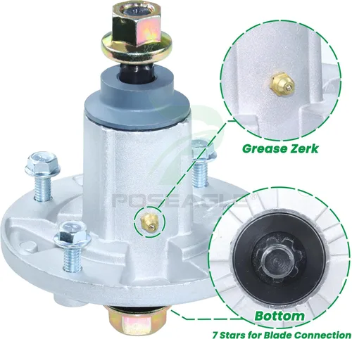 Vista 6 de El conjunto de husillo GY21099 previamente engrasado reemplaza a GY20867 GY20592 para tractores de césped 190C D170 E180 G110 LA150 LA175 S180 100
