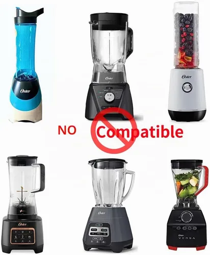 Vista 8 de Piezas de repuesto Frasco de vidrio de 6 tazas con cuchilla, compatible con licuadoras Oster