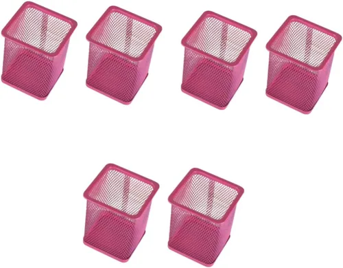 Vista 7 de STOBOK 6 piezas de soporte para pinceles de arte, portalápices, tazas, bolígrafos, recipiente, organizador de lápices, organizador de bolígrafos