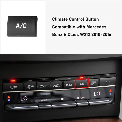 Vista 3 de Jaronx Compatible con botón de CA Mercedes Benz Clase E W212