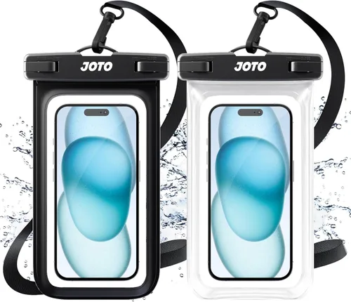 Vista 16 de JOTO Funda universal impermeable de hasta 7 pulgadas para iPhone 17 Air 16 15 14 13 12 11 Plus Pro Max, IPX8 bolsa seca para teléfono celular XR X