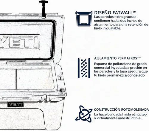 Vista 4 de YETI Tundra 75 Cooler