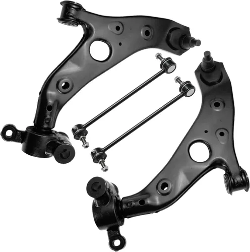 Vista 115 de Detroit Axle - 4 piezas de brazos de control traseros para Ford C-Max, Focus, Mazda 3 5, Volvo C30, C70, S40, V50, 4 brazos de control superiores e