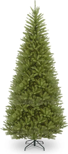 Vista 3 de National Tree Company 6.5' Dunhill Fir® Slim Hinged Tree 1,184 puntas, incluye soporte, artificial, verde