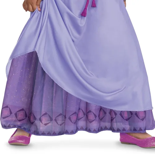 Vista 5 de Disfraz de Asha, disfraz oficial de lujo de Disney con vestido de longitud completa