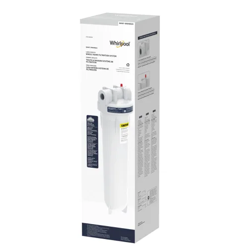 Vista 8 de Whirlpool Carcasa de filtro de agua para toda la casa de 20 x 4.5 pulgadas, sistema certificado NSF para filtro de carbono de sedimentos