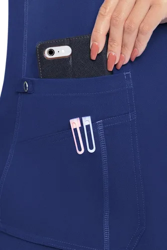 Vista 4 de Med Couture Touch - camisa de uniforme médico con cuello en V para mujer