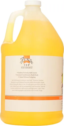 Vista 3 de Top Performance Champú SunGold para cachorros y gatitos, 1 galón