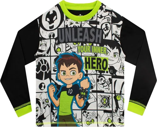 Vista 2 de Ben 10 Pijama Aliens para niños