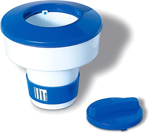 Vista 9 de HYDROTOOLS BY SWIMLINE 8725 Dispensador de productos químicos de gran capacidad para piscina y spa, compatible con bromo y cloro soporta tabletas