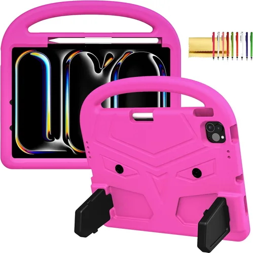 Vista 11 de Funda para niños para iPad Pro 11 2022/2021/2020 (4ª/3ª/2ª generación), a prueba de golpes, EVA, funda protectora [compatible con carga de lápiz]