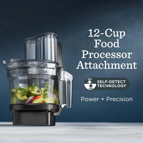 Vista 3 de Accesorio para procesador de alimentos de 12 tazas Vitamix con AUTO-DETECCIÓN, libre de BPA, con cuchilla de uso múltiple y dos discos reversibles