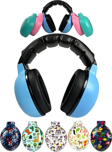 Vista 12 de ZIPZ Baby & Toddler Earmuffs - ANSI-Certified Noise Protection, Audiologist-Recommended, Interchangeable Shells (0-4 Yrs)