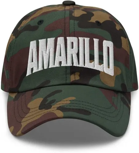Vista 9 de Amarillo Baseball Cap Amarillo Dad Hat Texas TX Hat Embroidered Souvenir