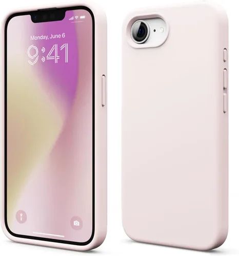Vista 9 de elago - Funda de silicona líquida prémium para iPhone 17e y iPhone 16e, color negro Funda protectora de cuerpo completo, a prueba de golpes, forro