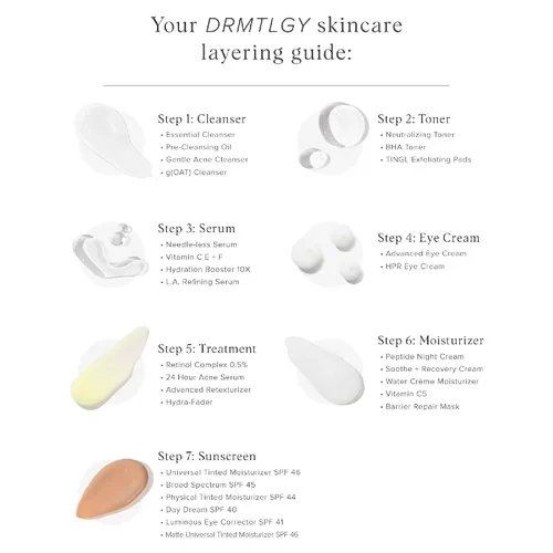Vista 7 de DRMTLGY Limpiador de acné - Limpiador de ácido salicílico sin aceite y lavado facial para piel propensa al acné