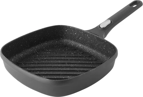 Vista 7 de BergHOFF GEM - Sartén antiadherente de aluminio fundido de 10 pulgadas, 2.4 cuartos de galón, cuadrado que se mantiene fresco, mango desmontable