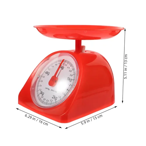 Vista 2 de Báscula mecánica de cocina báscula de cocina báscula de alimentos para hornear escritorio multifunción Báscula de peso de alimentos Báscula de carne