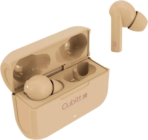 Vista 2 de Cubitt - Auriculares inalámbricos True Generation 2, 5.3 Bluetooth, resistencia al agua IPX5, sonido premium, control táctil, micrófono integrado