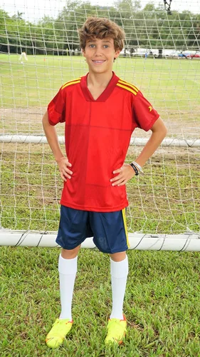 Vista 6 de PAIRFORMANCE Uniformes de fútbol para niños, camiseta deportiva de equipo y pantalones cortos para niños, ropa deportiva, unisex, de 4 a 14 años