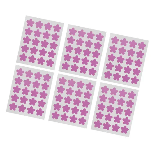 Vista 2 de 120PCS pegatinas de detección para protector solar reutilizable flor en forma de parches de protección solar
