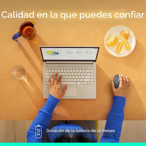 Vista 6 de Logitech M196 Ratón Inalámbrico Bluetooth, Ratón Compacto y Portátil para Laptops, Tabletas y Más, Batería de 12 Meses, Seguimiento Suave