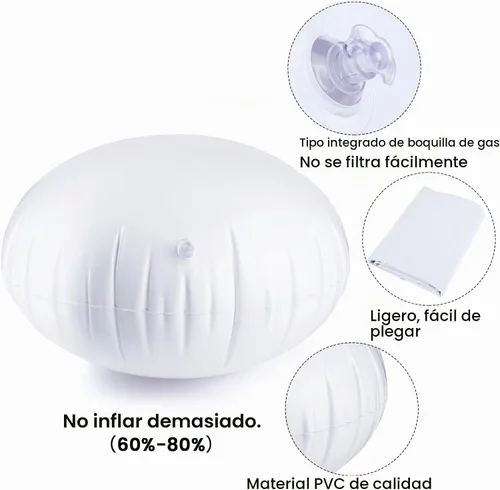 Vista 7 de 2 cojines inflables de repuesto para silla hamaca columpio para niños
