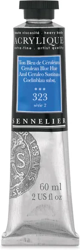 Vista 106 de Sennelier Extra-Fine Artists' Acrílico, 2.0 fl oz, Anthraquinone Blue S5, 2.02 Fl Oz (Paquete de 1)