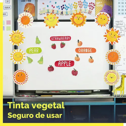 Vista 6 de 60 piezas de recortes de sol, 10 diseños de decoración de tablón de anuncios, recortes de sol, manualidades, proyectos de primavera, verano
