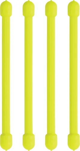 Vista 2 de Nite Ize GT3-4PK-33 Ligadura de goma original, reutilizable, ligadura de goma retorcible de 3 pulgadas, amarillo neón, paquete de 4, fabricado