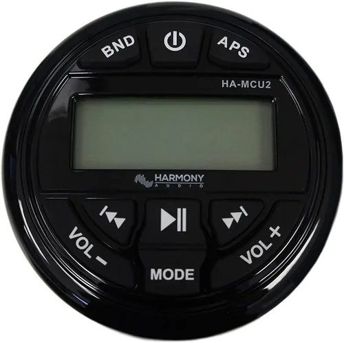Vista 2 de Harmony Audio Paquete con receptor de medios marinos HA-MCU2 y control remoto de audio marino HA-MCUREM