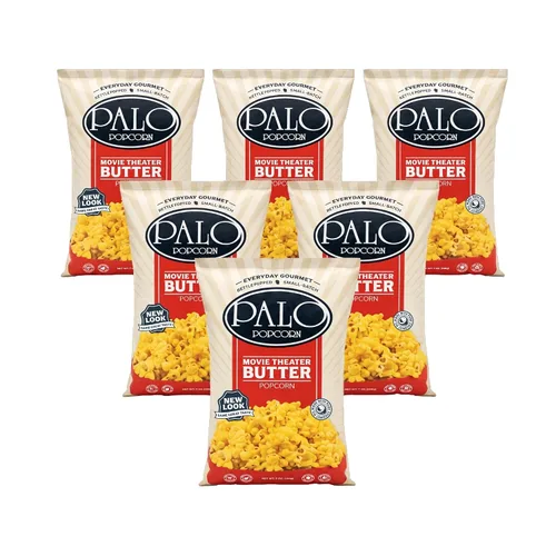 Vista 11 de Palo Popcorn Palomitas de maíz cheddar de tocino, bolsas de 6 onzas (paquete de 6)