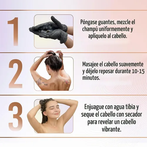 Vista 3 de Herbishh Dark Brown Travel Pack Champú Color 1 fl oz + Máscara de Argán 0.8 #Marrón oscuro