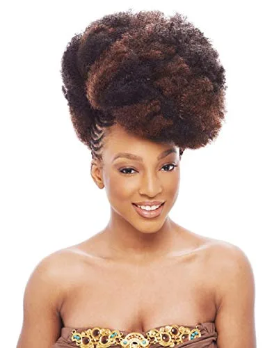 Vista 4 de 2X AFRO KINKY BULK 24"-Morado Oscuro