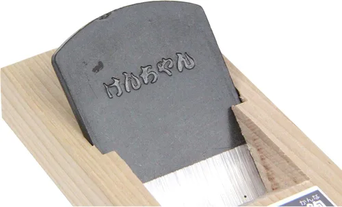 Vista 3 de Senkichi Kanna herramienta japonesa de carpintería de doble filo para bloques de madera, 1.57 pulgadas