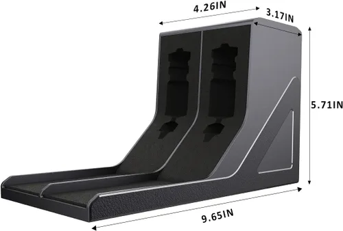Vista 7 de SUMING Cartuchera Universal para Pistola, Soporte para Pistola para Arma de Fuego, Porta Pistola Protectora para Arma de Seguridad, Compatible