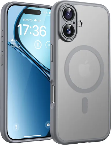 Vista 251 de TOCOL Funda para iPhone 11, compatible con Magsafe, protección completa de cámara, imanes integrados, protección contra caídas, funda translúcida
